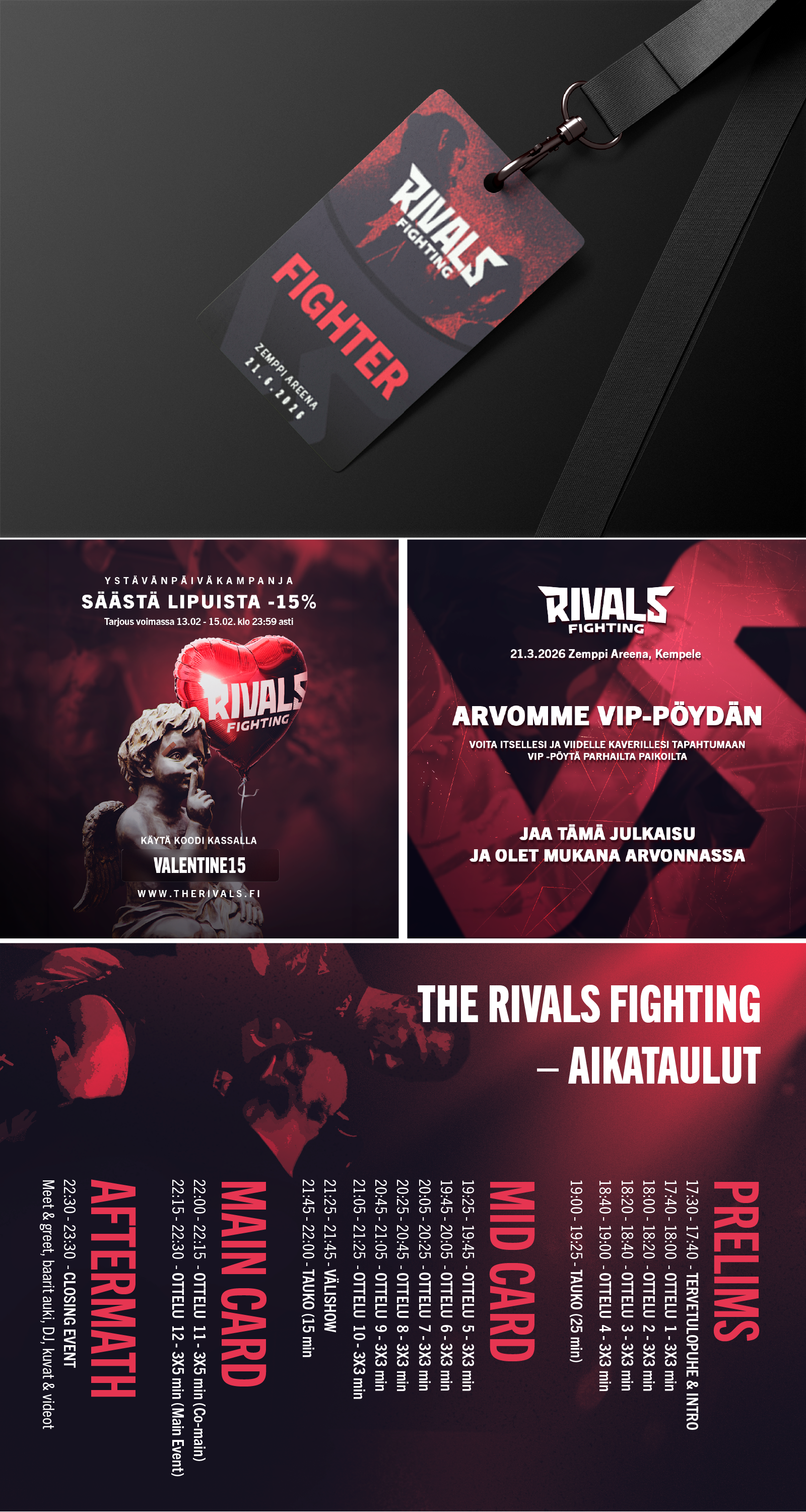 The Rivals Fighting -tapahtuman avainvisuaali