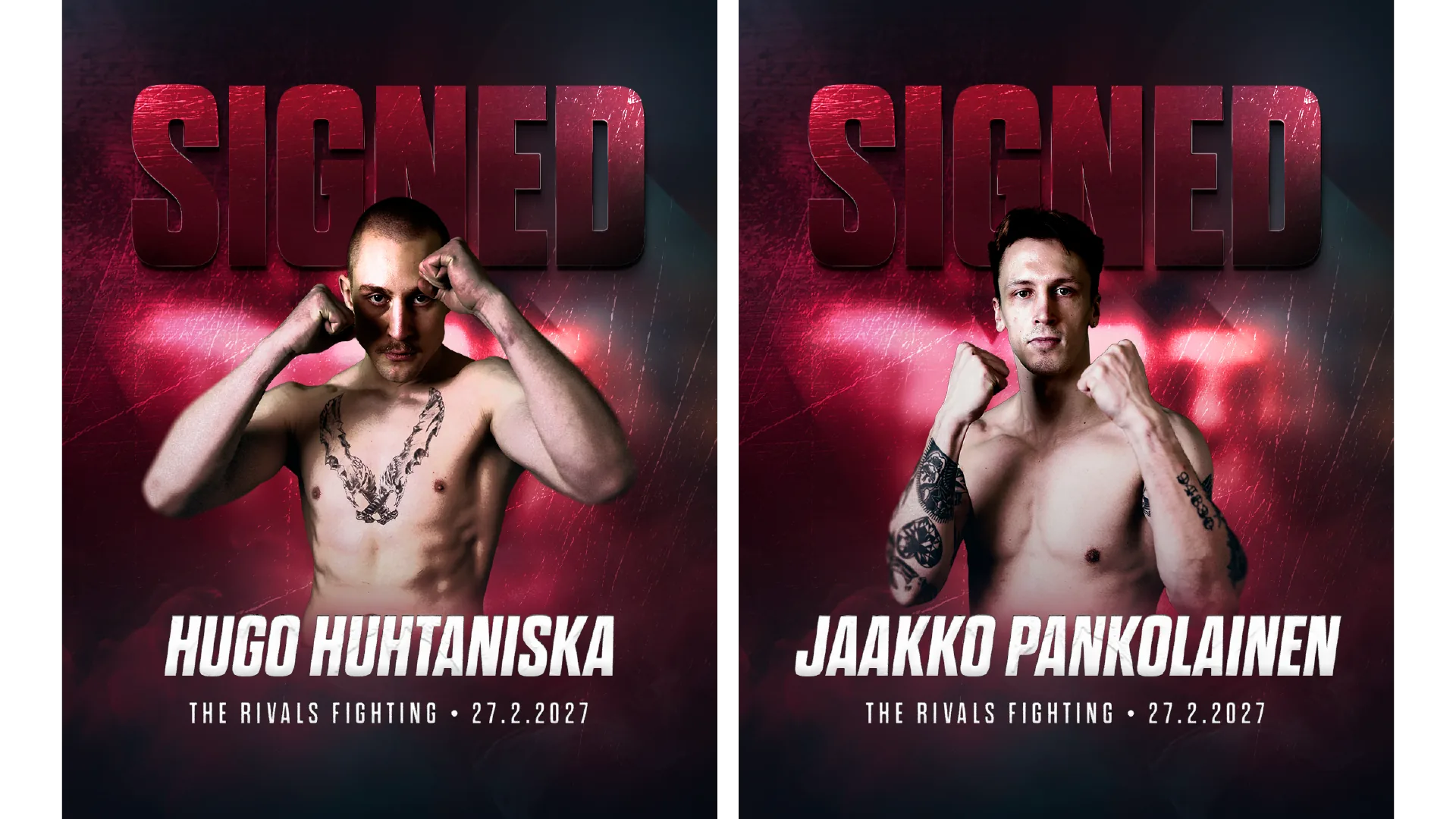 The Rivals Fighting 2 -tapahtuman ottelijajulkistukset